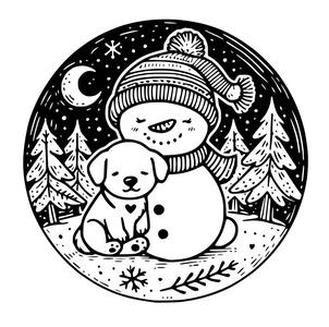 Snowman (3) coaster
