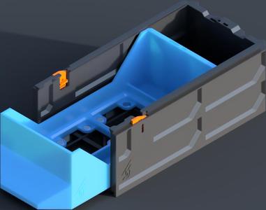 GEN2 1x1 Gridfinity Magnet Single Drawer - MINI