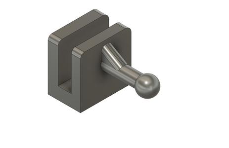 Universal wall holder for shower wiper SINGLE or DUAL
