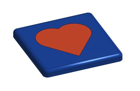 Heart Sign Coaster