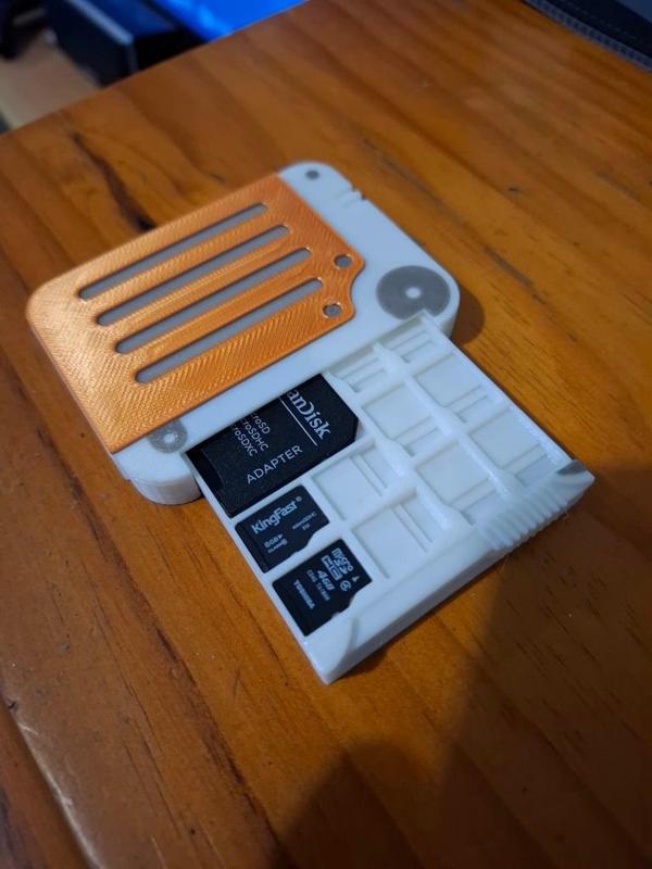 Multicolour Fallout Holotape MicroSD Card Storage