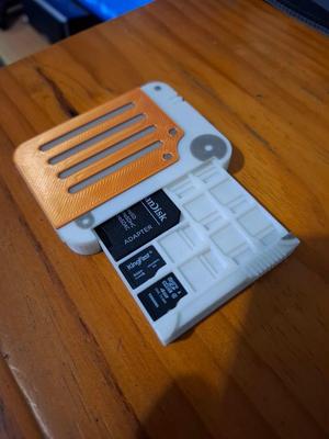Multicolour Fallout Holotape MicroSD Card Storage