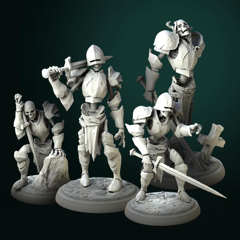 Skeletons bundle 32mm pre-supported