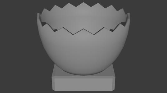 Eggshell Pen holder