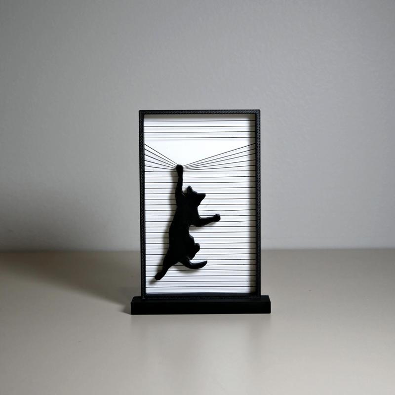 Hanging Cat Ornament