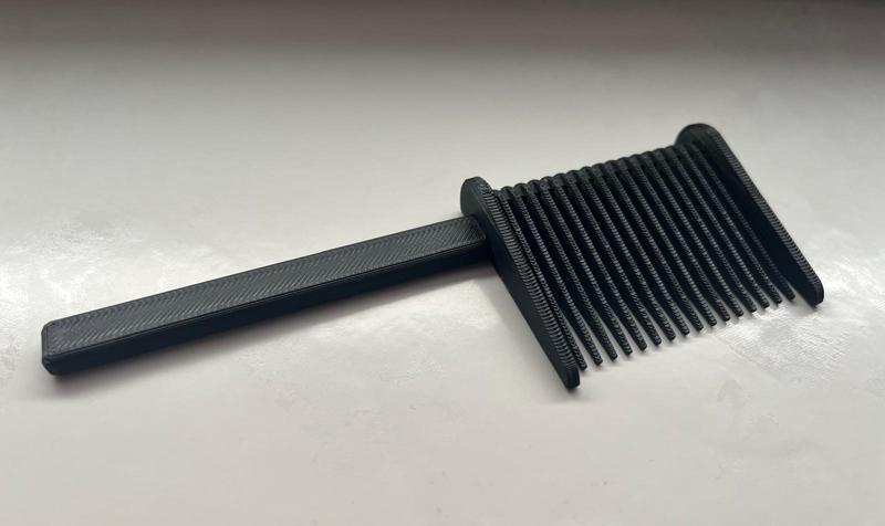 (FreeCAD parametric) Fading beard comb
