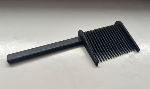 (FreeCAD parametric) Fading beard comb