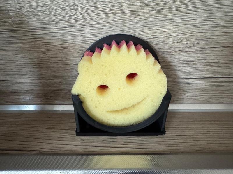 Scrub Daddy/Scrub Mommy dry stand/holder with drip tray