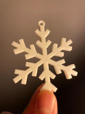 Customizable Snowflake Ornament