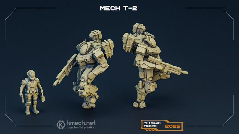 Mech scifi miniature 