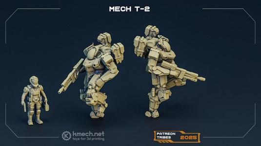 Mech scifi miniature 