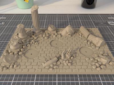 Diorama + Hex Terrain for Steelheart's Champions