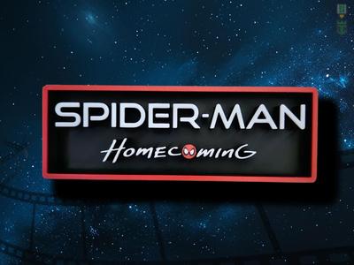 Spiderman Homecoming Cinema Film Room Sign Box
