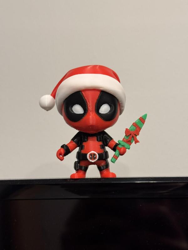 Christmas Deadpool PrintMon