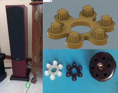 Monitor Audio Speaker soft silicone feet replacement