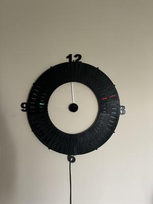 Unique LED hands clock