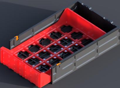 GEN2 2x1 Decor Gridfinity Magnet Double Drawer - LARGE