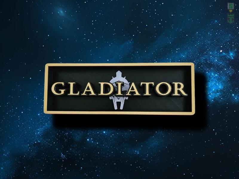 Gladiator Cinema Film Room Sign Box