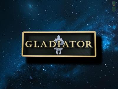 Gladiator Cinema Film Room Sign Box