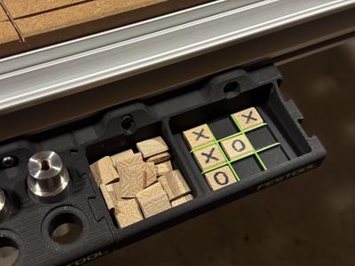 Linkable Festool MFT Storage Tray - with tic-tac-toe game