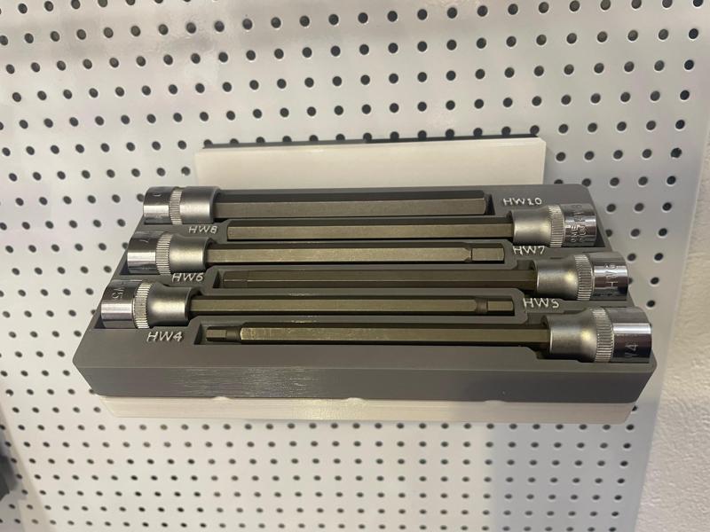 gridfinity bin socket allen key holder