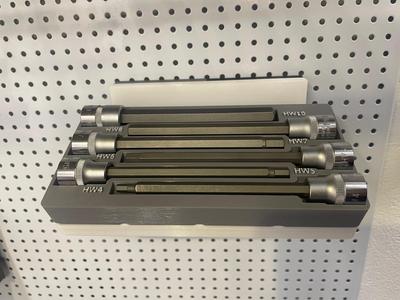 gridfinity bin socket allen key holder