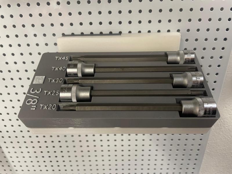 gridfinity bin socket torx holder