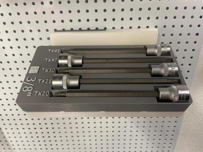 gridfinity bin socket torx holder