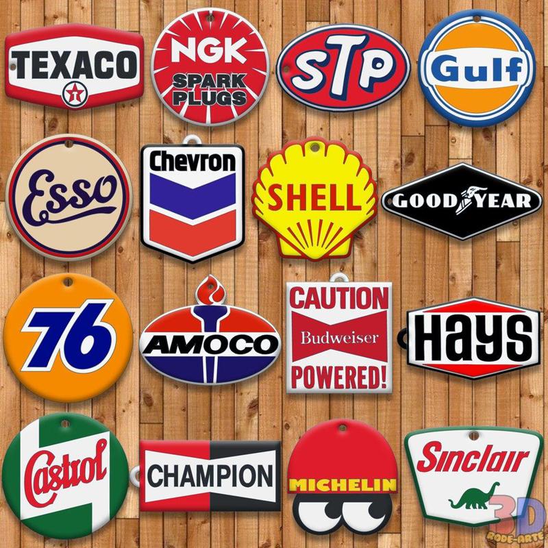PACK LLAVEROS DE " LOGOS RETRO - VINTAGE " - KEY CHAIN