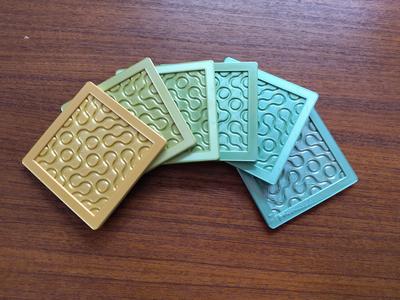 Truchet tiled surface (and coaster)