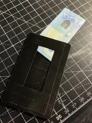 Card bill cash holder
