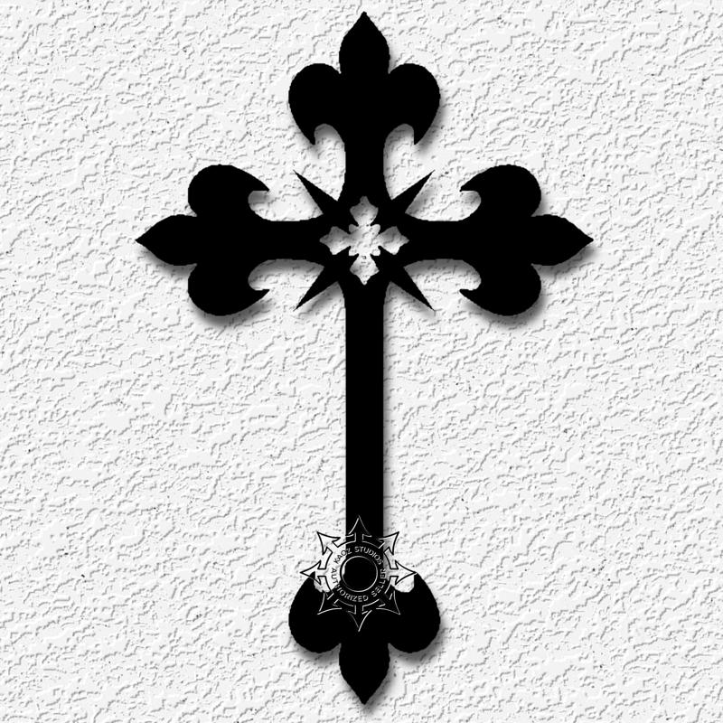 goth cross wall art gothic vampire decor