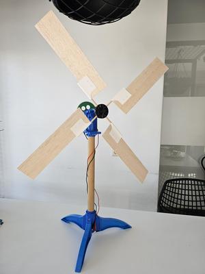 Kidwind blade adapter