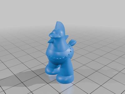 HEN TOY 3D PRINTABLE MODEL
