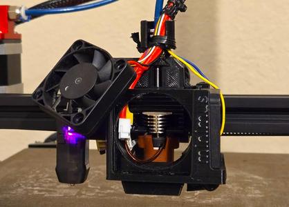 K1 hotend Backplate for Minimus for Ender 3 v2