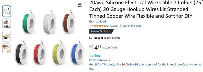 Wire spool holder with cutouts for terminals