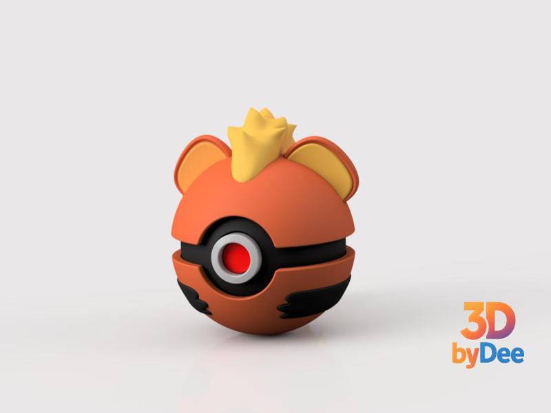 Growlithe Pokeball