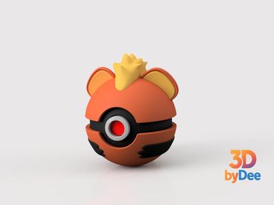 Growlithe Pokeball