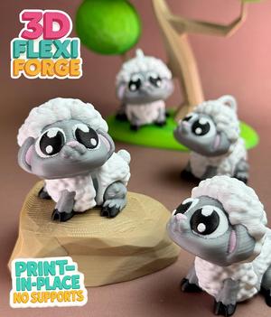 Flexi Cute Sheep Print-in-Place