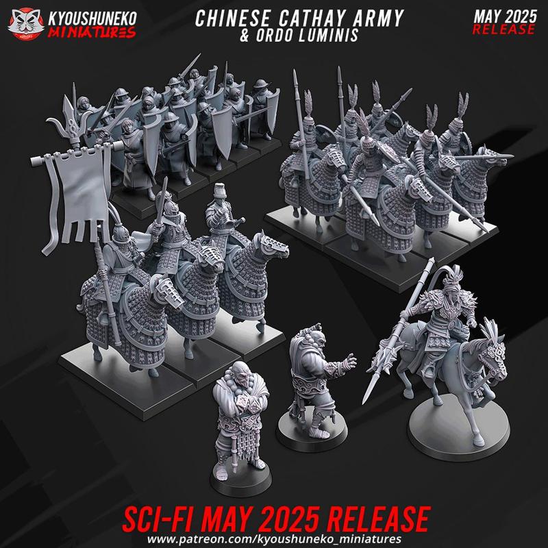 May 2025 Fantasy Release - Chinese Cathay Army & Ordo Luminis