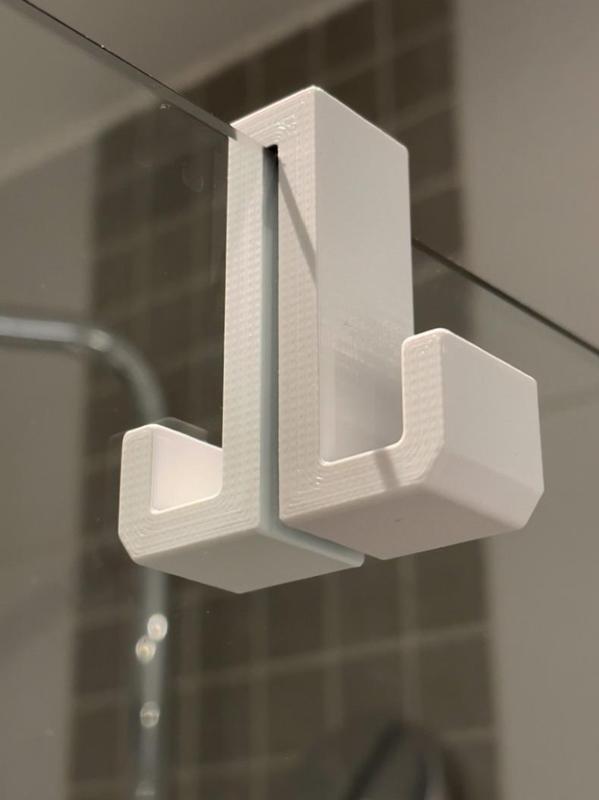 Shower cubicle two-sided hook - different sizes 6/8/10/12/14/16mm