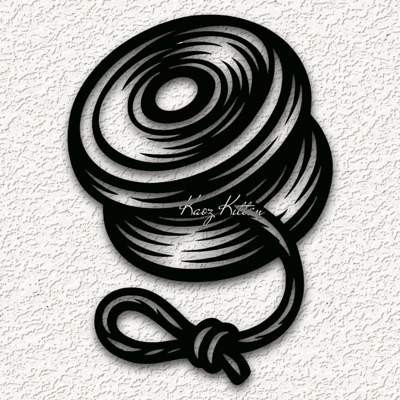 yoyo toy wall art home decor