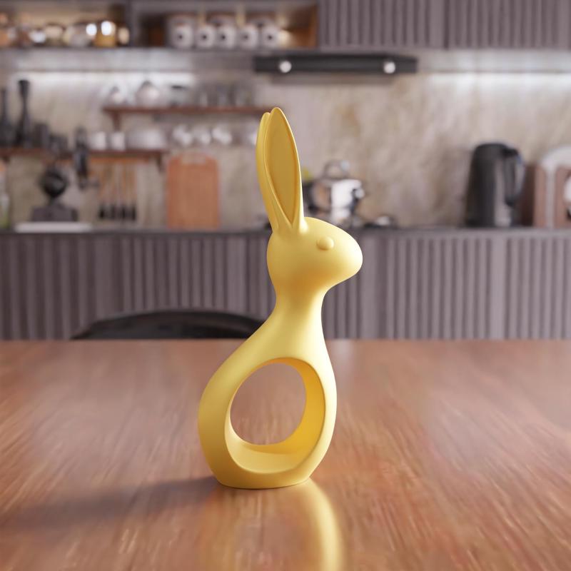 Cute Easter Bunny Figure