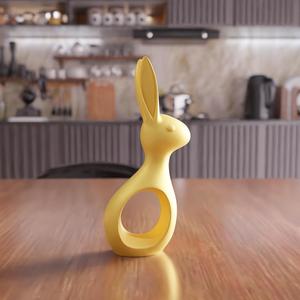 Cute Easter Bunny Figure