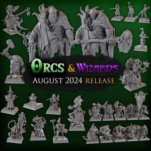 Titan Forge Miniatures - 2024 - August - Orcs and Wizzards