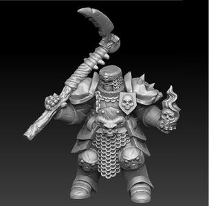 death knight with scythe