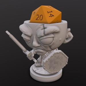 Female Dwarf (Maggie) Dice Heads