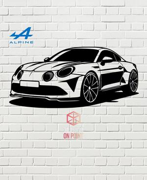 ALPINE A110 - 2D WALL ART #1