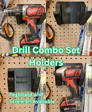 Drill Combo Set - Wall Holders