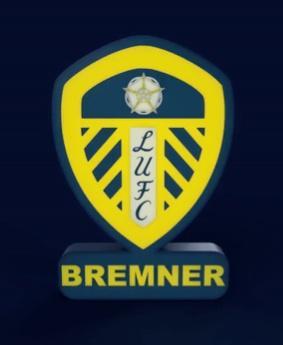 Leeds United F.C. Sign - LED Strip Compatible